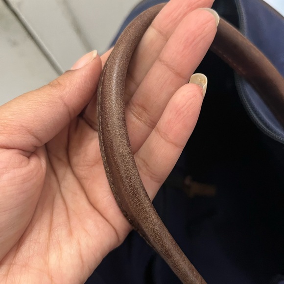 Grosvenor Elegant Blue and Brown Men's Duffel Bag - Picture 10 of 13